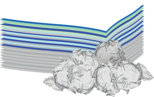 pile of paper and paper waste
